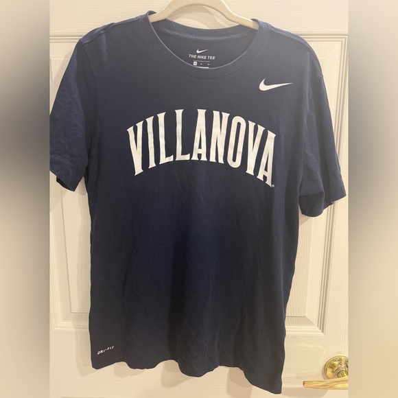 Nike Villanova Wildcats Dri-FIT Tee Men’s Medium Navy Blue NCAA College Shirt - Picture 3 of 7